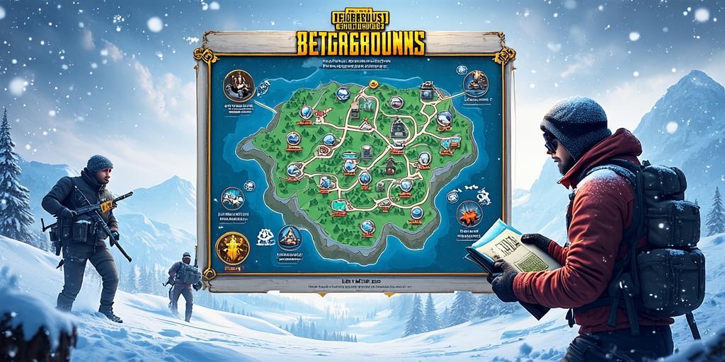 绝地求生维寒迪地图攻略,冰雪战场制胜秘籍 第1张 绝地求生维寒迪地图攻略,冰雪战场制胜秘籍 第1张