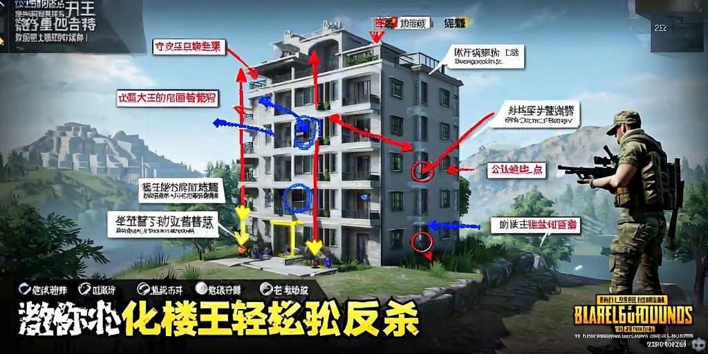 绝地求生守楼策略,教你化身楼王轻松反莎 第1张 绝地求生守楼策略,教你化身楼王轻松反莎 第1张