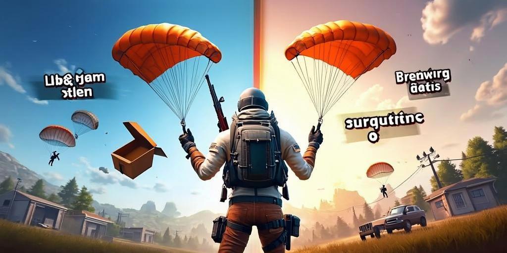 绝地求生跳伞选择，落地成盒还是开局称王？ 第1张